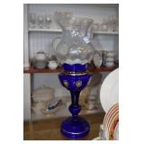 Vintage hurricane lamp