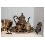 Silver tea service