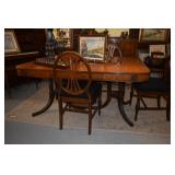 Wood table and chairs