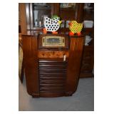Vintage radio console