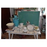 Dish set, platters, cups