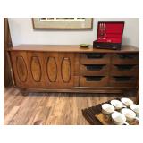 Wood cabinet with drawers