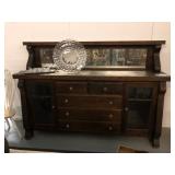 Large wooden sideboard