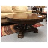 Round wood coffee Table