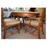 Dining table and chairs