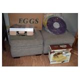 Ottomans, foot massager