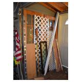 Double interior wood french door 