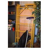 Garage shelving and tools