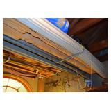 (2) wood porch posts 