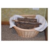 Firewood basket holder