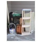 Outdoor supplies, washtub, shelf