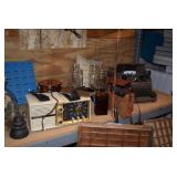 Vintage Radio,Jars,Typewriter