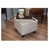 Ottoman and 2 Pillows