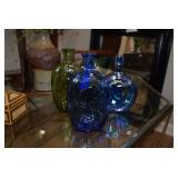 Colored Bottle Vases