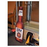 Miller Lite Bottle Sign