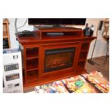 Entertainment Unit w/Electric Fireplace