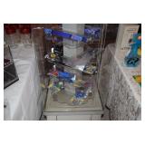 Glass Display Unit w/PEZ Collectibles