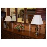 2 Lamps & Atificial Plant