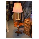 Clover Side Table w Lamp