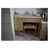 Desk, chair & Filing Cabinet