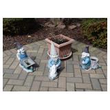 Outdoor Figurines & Planter