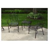2 Outside Chairs & Side Table