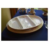 3 Part Divided Serving Dish