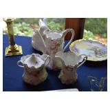 Tea Pot, Creamer, & Sugar Bowl