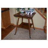 Side Table w Home Decorations