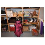 Golf Clubs & Misc. Garage Items