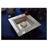 Square Bowl with Lady Bug