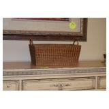 Wicker Basket with Handles