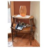 Vintage Side Table & Decorations