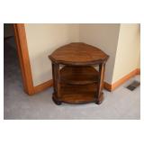 Corner 3 Shelf Side Table
