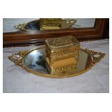 Glass Tray & Trinket Box