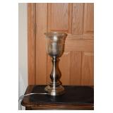 Brass & Glass Table Lamp