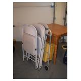 Folding Chairs, Walker, & Table