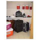 Assorted Suitcases & Coolers