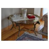 Glass & Brass Table