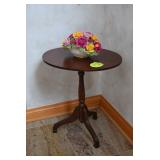 Side Table with Royal Albert Bone China-Old Country Roses Decor