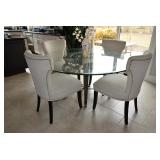 Glass Table & 4 Chairs
