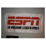 ESPN Banner Sign autographed 