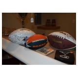 Autographed Footballs