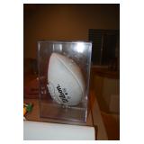 Autographed Football in Case
