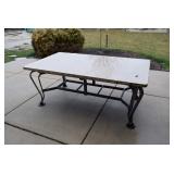 Outdoor Patio Table with granite top 