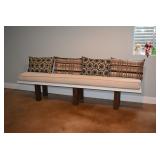 Bench & Pillows