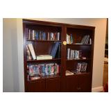 Bookcases, Books, & Videos