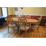 Najarian Dining room table and 6 chairs 