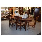 Wooden Table & 6 Chairs