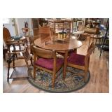 Table & 4 Chairs & Highchair